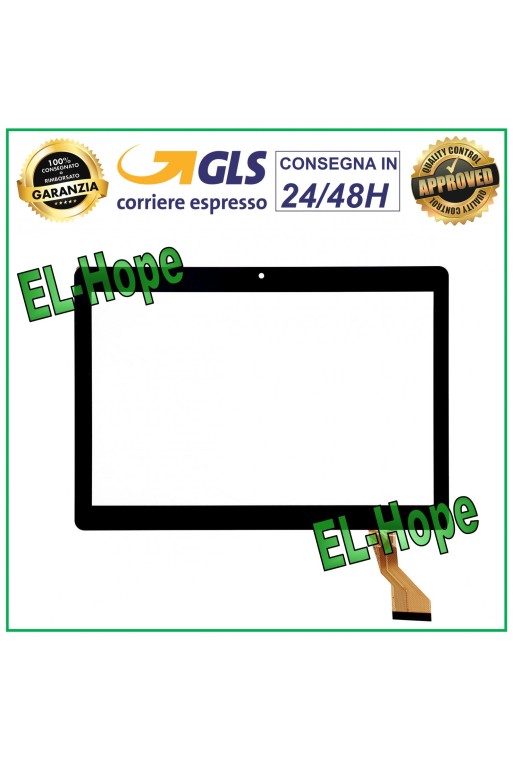 PANTALLA TÁCTIL DE VIDRIO TABLET MEDIATEK XLD-90 ZH960 CÓDIGO PLANO HN 1040-FPC-V1 NEGRO
