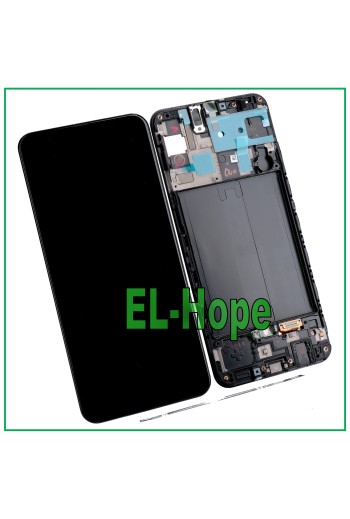 MARCO DE PANTALLA LCD 100% ORIGINAL SAMSUNG GALAXY A50 SM A505F VIDRIO DE PANTALLA TÁCTIL