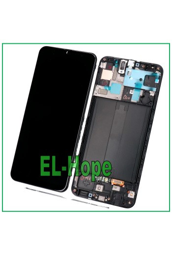MARCO DE PANTALLA LCD 100% ORIGINAL SAMSUNG GALAXY A50 SM A505F VIDRIO DE PANTALLA TÁCTIL