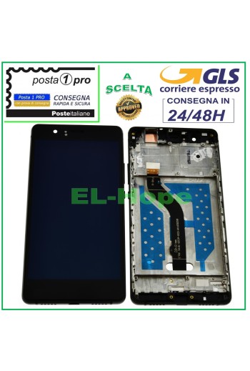 PANTALLA LCD + MARCO PARA HUAWEI P9 LITE VNS-L31 L23 L21 PANTALLA TÁCTIL CRISTAL NEGRO