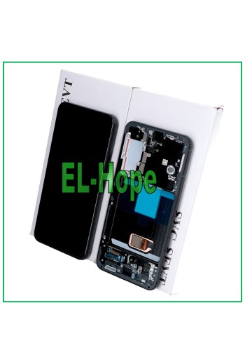 PANTALLA LCD + MARCO ORIGINAL SAMSUNG GALAXY S22 2022 SM-S901 PANTALLA TÁCTIL GRIS
