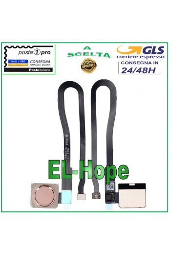 TECLA PLANA CON SENSOR DE HUELLAS HUAWEI MATE 10 PRO BLA-L09 ROSA