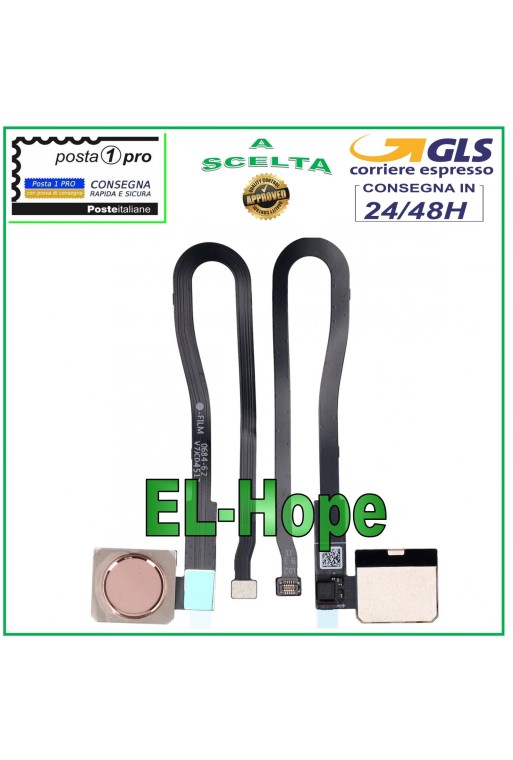 TECLA PLANA CON SENSOR DE HUELLAS HUAWEI MATE 10 PRO BLA-L09 ROSA