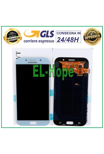 PANTALLA LCD ORIGINAL SAMSUNG GALAXY A7 2017 A720 SM-A720F DS PANTALLA TÁCTIL AZUL