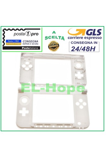 CUBIERTA INFERIOR DE REPUESTO PARA LA BISAGRA DE LA CARCASA DE NINTENDO 3DS XL BLANCA