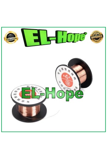 CARRETE DE ALAMBRE DE COBRE ESMALTADO DE 0,10 mm PARA SOLDAR ALAMBRE DE COBRE ESMALTADO