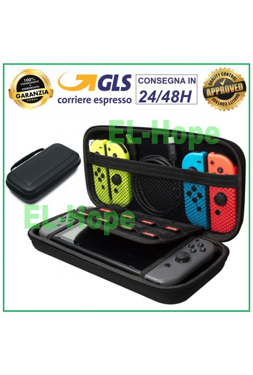 FUNDA RÍGIDA ANTIGOLPES PARA JUEGOS Y ACCESORIOS DE NINTENDO SWITCH