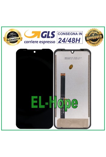 PANTALLA LCD PARA DOOGEE S86 / S86 PRO PANTALLA TÁCTIL MONITOR DE CRISTAL MONTADO NEGRO