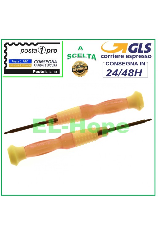 DESTORNILLADOR PROFESIONAL DESMONTAJE IPHONE TABLET PUNTA CRUZADA 1.5X40m