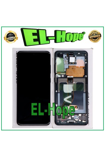MARCO ORIGINAL PANTALLA LCD SAMSUNG GALAXY S20+ PLUS SM-G985 G986 5G TÁCTIL NEGRO