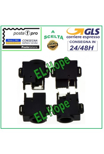 CONECTOR DE ALIMENTACIÓN PJ041 JACK DE ALIMENTACIÓN CC R509 R610 R710 R700 N130 R470 2,5 mm