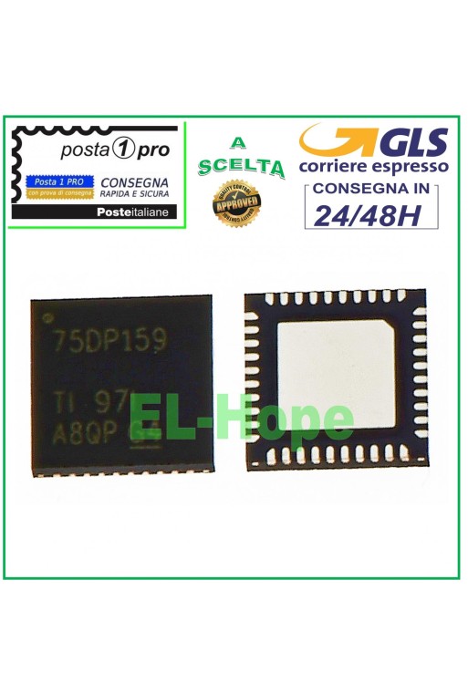 Chip de control IC HDMI SN75DP159 de 6 GBPS para Xbox One S Slim, clip de repuesto VQFN40