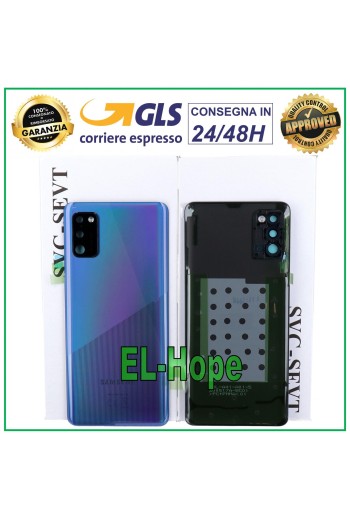 TAPA DE BATERÍA ORIGINAL SAMSUNG GALAXY A41 SM-A415 TAPA TRASERA AZUL
