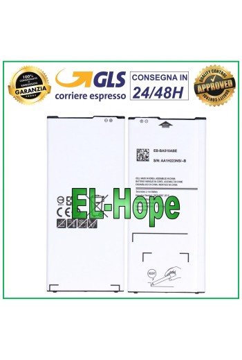 BATERÍA EB-BA510ABE PARA SAMSUNG GALAXY A5 2016 SM-A510F 2900 mAh IGUAL A LA ORIGINAL
