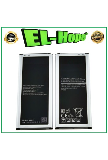BATERÍA EB-BN910BBE PARA SAMSUNG GALAXY NOTE 4 SM-N910F 3220 mAh IGUAL A LA ORIGINAL