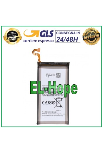 BATERÍA EB-BG960ABE PARA SAMSUNG GALAXY S9 SM-G960 SM-G960F IGUAL ORIGINAL