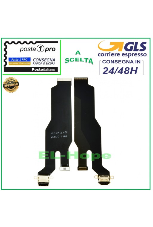 HUAWEI P20 EML L09 L09C L29 AL00 CONECTOR DE CARGA FLEX DOCK TIPO C CARGA