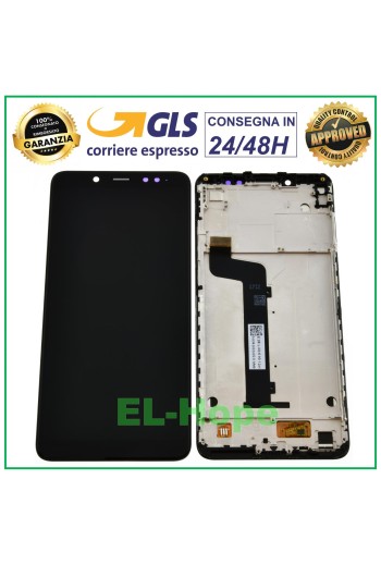 PANTALLA + MARCO LCD PARA XIAOMI REDMI NOTE 5 M1803E7SG PANTALLA TÁCTIL CRISTAL NEGRO