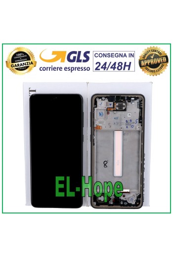 MARCO ORIGINAL PANTALLA LCD SAMSUNG GALAXY A33 5G 2022 SM-A336F A336B TÁCTIL NEGRO