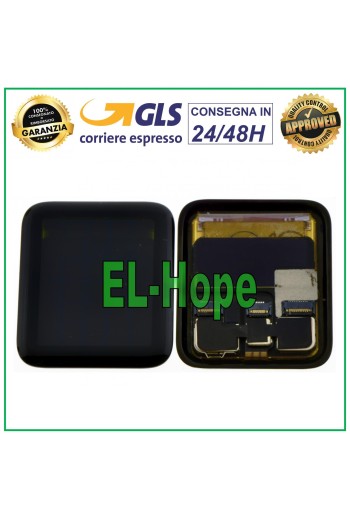 PANTALLA LCD TÁCTIL PARA RELOJ INTELIGENTE APPLE WATCH SERIE 3 GPS 3G 4G LTE 38MM CRISTAL