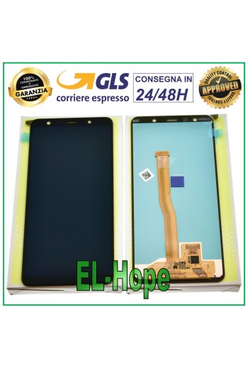 PANTALLA LCD ORIGINAL SAMSUNG GALAXY A7 2018 A750F SM-A750F PANTALLA TÁCTIL NEGRA