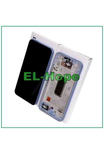PANTALLA LCD DE SERVICIO ORIGINAL SAMSUNG GALAXY A34 5G SM-A346B PANTALLA TÁCTIL MORADA