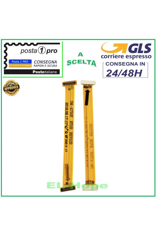 CONEXIÓN FLEX PLANA PLACA BASE PCB CARGA SAMSUNG GALAXY A7 2018 SM A750FN