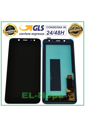 PANTALLA LCD PARA SAMSUNG GALAXY A6 2018 A600 SM-A600F PANTALLA TÁCTIL DE VIDRIO
