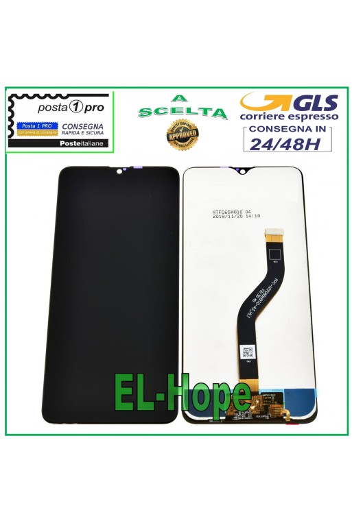 PANTALLA LCD PARA SAMSUNG GALAXY A20S SM-A207 F/DS PANTALLA TÁCTIL CRISTAL NEGRO