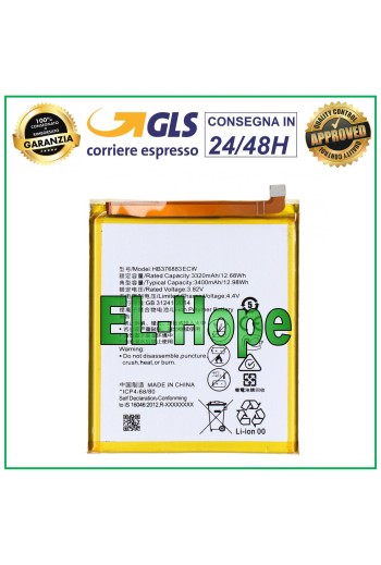 BATERÍA HB376883ECW PARA HUAWEI P9 PLUS VIE-L29 L09 3400 mAh 3.82V