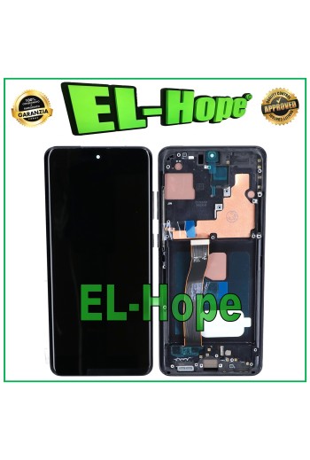 PANTALLA TÁCTIL OLED + MARCO PARA SAMSUNG GALAXY S20 ULTRA SM-G988 NEGRO