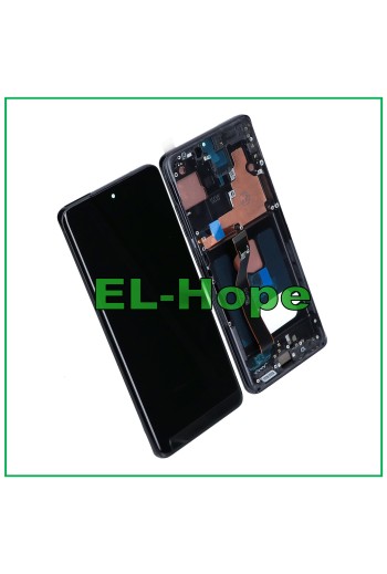 PANTALLA TÁCTIL OLED + MARCO PARA SAMSUNG GALAXY S20 ULTRA SM-G988 NEGRO