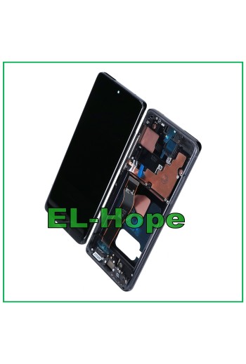 PANTALLA TÁCTIL OLED + MARCO PARA SAMSUNG GALAXY S20 ULTRA SM-G988 NEGRO