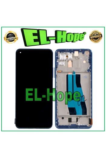 PANTALLA LCD CON MARCO OLED PARA XIAOMI MI 11 LITE 4G 5G NE M2101K9AG CRISTAL AZUL TÁCTIL