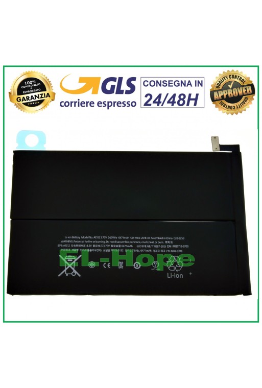 BATERÍA PARA APPLE IPAD MINI 2 3 A1489 A1490 A1491 A1599 A1600 A1512 6471 mAh
