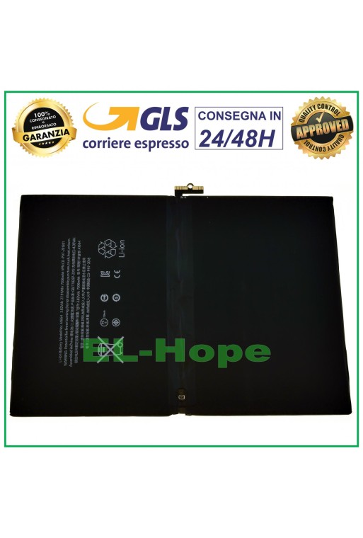 Batería de repuesto de iones de litio para Apple iPad Pro 9.7 A1673 A1674 A1675 A1664 7306 mAh