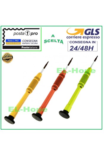 DESTORNILLADOR PROFESIONAL PARA DESMONTAR IPHONE 7 8 PUNTA X Y 0,6 X 25mm