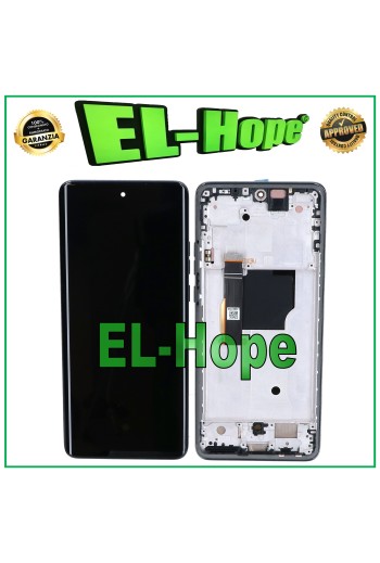 PANTALLA LCD TÁCTIL OLED PARA MOTOROLA MOTO EDGE 40 NEO XT2307 MARCO TÁCTIL NEGRO