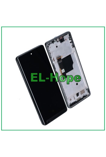 PANTALLA LCD TÁCTIL OLED PARA MOTOROLA MOTO EDGE 40 NEO XT2307 MARCO TÁCTIL NEGRO