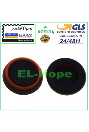 SET DE 2 EMPUÑADURAS ANALÓGICAS DE GOMA PARA MANDO PS3 PS4 XBOX ONE 360 ROJO