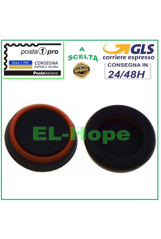 SET DE 2 EMPUÑADURAS ANALÓGICAS DE GOMA PARA MANDO PS3 PS4 XBOX ONE 360 ROJO