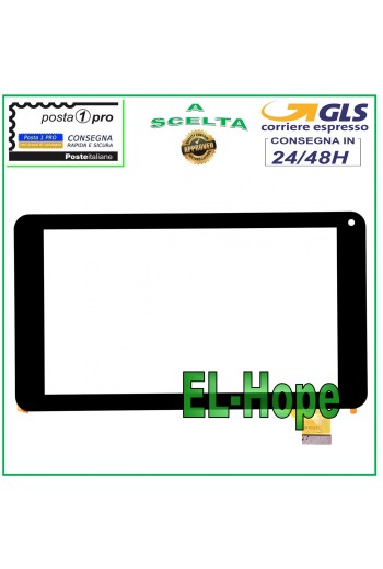 PANTALLA TÁCTIL MEDIACOM 720GO SMARTPAD M-MP720GO DIGITALIZADOR ORIGINAL NEGRO