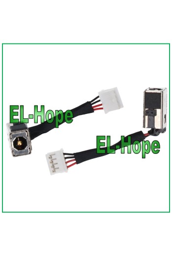 Conector de alimentación de CC PJ320 para portátil HP MINI 210, conector de carga flexible