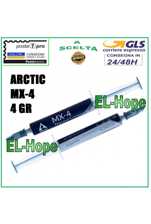 PASTA TÉRMICA ARCTIC MX-4 4GR TERMOCONDUCTORA GPU CPU PROCESADORES PC COMPUTADORA PS4