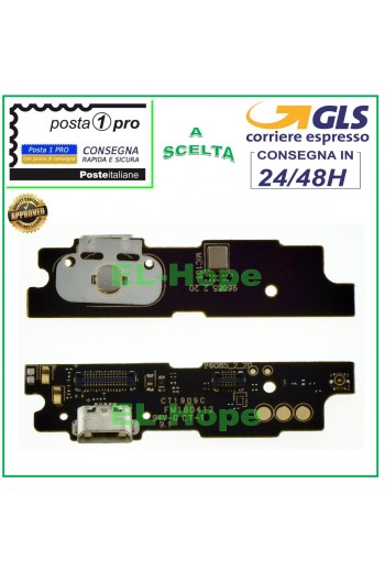 CONECTOR DE CARGA PARA MEIZU M3 NOTE M681H + BASE DE CARGA PARA MICRÓFONO MICRO USB