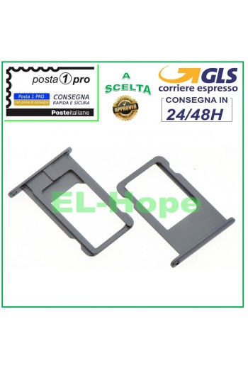 COMPARTIMENTO PARA CARTUCHO DE RANURA, SOPORTE PARA TARJETA NANO SIM, CARCASA PARA IPHONE 6 PLUS, GRIS