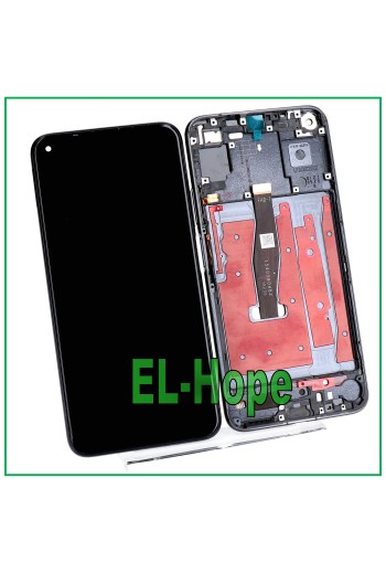 PANTALLA TÁCTIL PARA HUAWEI NOVA 5T YAL-L21 L61 L71 / HONOR 20 YAL-AL00 MARCO NEGRO