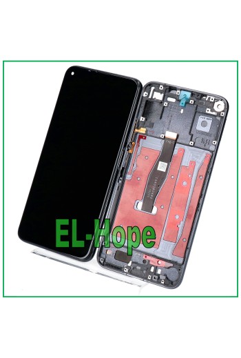 PANTALLA TÁCTIL PARA HUAWEI NOVA 5T YAL-L21 L61 L71 / HONOR 20 YAL-AL00 MARCO NEGRO