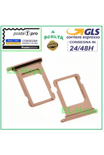 COMPARTIMENTO PARA CARRITO DE RANURA PARA TARJETA NANO SIM PARA APPLE IPHONE 8 8G 8+ PLUS ROSA