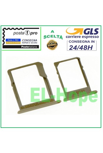COMPARTIMENTO PARA CARRITO DE RANURA TARJETA SIM + MICRO SD SAMSUNG GALAXY A5 SM A500 F DORADO